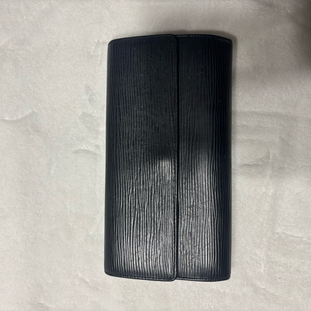 Louis Vuitton Black Epi Wallet